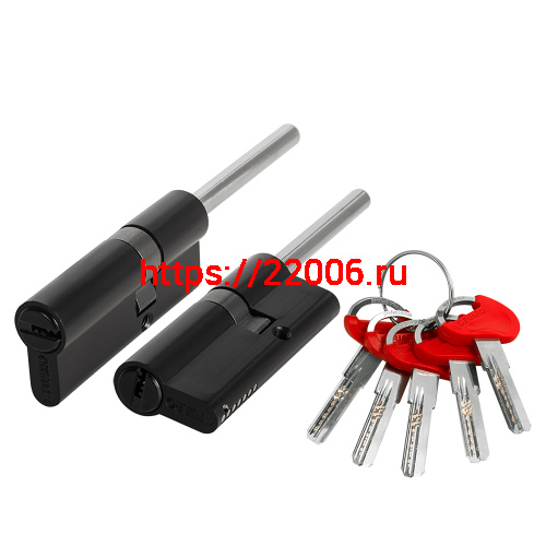 Цилиндровый Fuaro (Фуаро) механизм D-PRO5007 Tang 75 w/k (40+10+25) BL-24 черный 5Key без верт. Цилиндровый Fuaro (Фуаро) механизм D-PRO5007 Tang 75 w/k (40+10+25) BL-24 черный 5Key без верт.