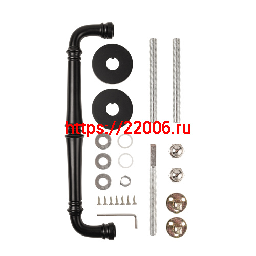 Ручка-скоба Punto (Пунто) PULL.ARC.SORENTO BL-24 черный фото 2 Ручка-скоба Punto (Пунто) PULL.ARC.SORENTO BL-24 черный фото 2