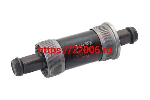 Каретка NECO B910 под квадрат, BSA 1.37”x 24T, 68/113,5 мм (стальные чашки, стальной корпус)