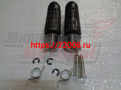 Подножка задняя с резинкой (пеги) CB400 (пара) Подножка задняя с резинкой (пеги) CB400 (пара)