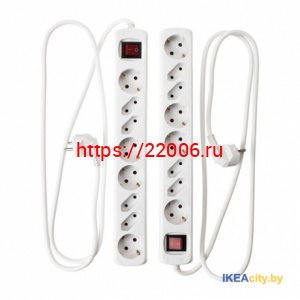 Koppla Удлинитель сетевой, 8 розеток, 1.5 м Koppla Удлинитель сетевой, 8 розеток, 1.5 м