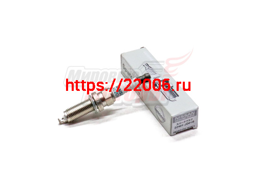 Свеча зажигания Teana, X-Trail 2.5 07-, Qashqai, Patrol, Koleos 2.5, Laguna 3.5 08- (22401-JD01B)