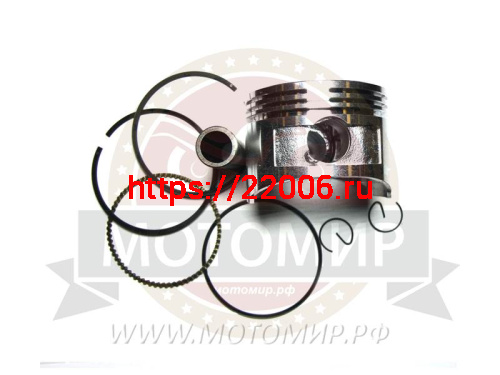 Поршень 168F (GX 160 (Н49 мм) 68 мм в сборе (поршень, кольца, палец d18мм, стоп.кольца) STD Поршень 168F (GX 160 (Н49 мм) 68 мм в сборе (поршень, кольца, палец d18мм, стоп.кольца) STD