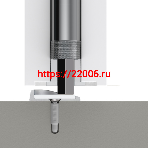 Упор Armadillo (Армадилло) дверной скрытый MAX INOX/2 фото 8 Упор Armadillo (Армадилло) дверной скрытый MAX INOX/2 фото 8