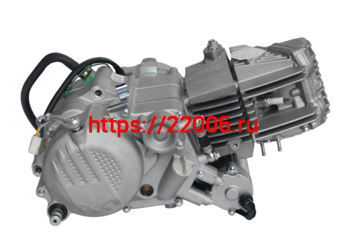 Двигатель 4т. 190 см3+РАДИАТ ZS190E(ZS1P62YML-2, W150D)(масл охл.,МКПП5,все вверх,эл+кик), питбайк фото 3