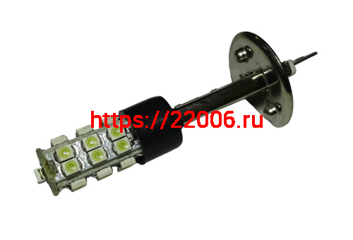 Лампа светодиодная (LED) 12V H1 (P14.5s) 25SMD чип 3528 2Вт белая. Лампа светодиодная (LED) 12V H1 (P14.5s) 25SMD чип 3528 2Вт белая.