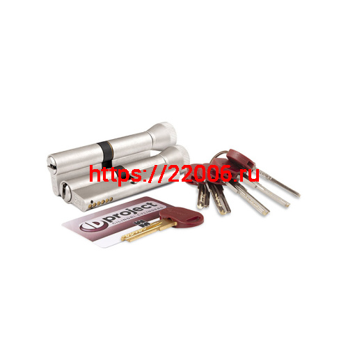 Цилиндровый механизм Mottura (Моттура) с вертушкой DPC1F3141 S3 (72 мм/26+10+36) САТИН.НИКЕЛЬ, 5+1 кл.