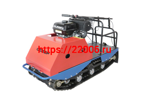 Мотобуксировщик 17 л.с. Север-ЭФ (3 тел.) дв.Lifan эл./зап., вариатор "Сафари", катковая подв., Фара, комплектация без аккумулятора