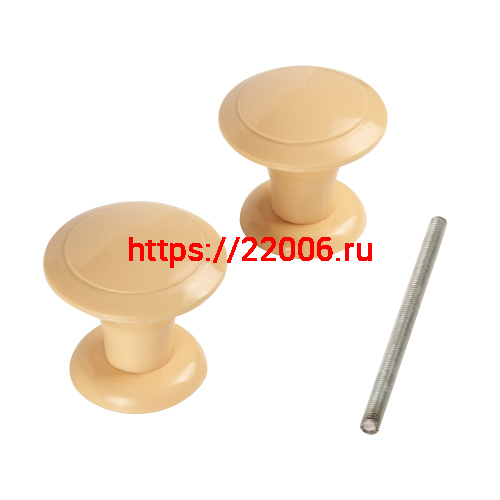 Ручка-кнопка veles (ВЕЛЕС) Б (бежевый) Ручка-кнопка veles (ВЕЛЕС) Б (бежевый)