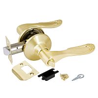 Ручка Punto (Пунто) защелка DK630 SB-BK (6030 SB-B) (фик.) мат. золото