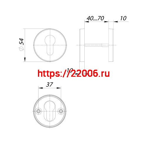 Накладка Fuaro (Фуаро) под цилиндр ET.R.DSS304-02 (DSS-02-ET) INOX 304 фото 4 Накладка Fuaro (Фуаро) под цилиндр ET.R.DSS304-02 (DSS-02-ET) INOX 304 фото 4