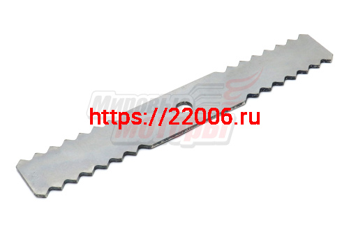 Нож к зернодробилке короткий фигурный 175мм (Фермер) Нож к зернодробилке короткий фигурный 175мм (Фермер)