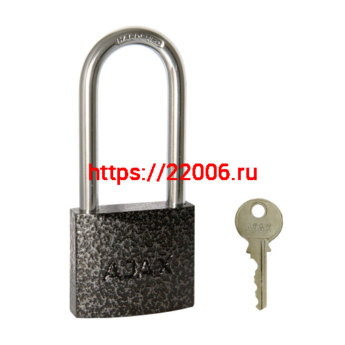 Замок Ajax (Аякс) навесной PD-0150-L (PD-01-50-L) 3 key англ.