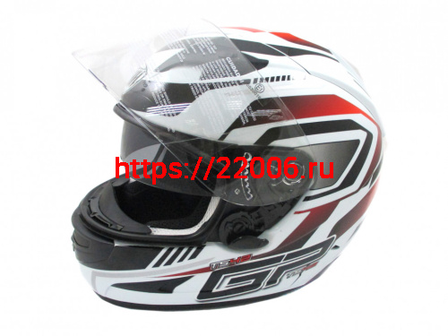 Мотошлем THH TS-42 №11 white/red (L) Мотошлем THH TS-42 №11 white/red (L)