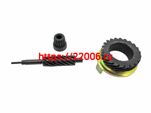 Шестерни привода спидометра (червяк) с юбкой мопед Дельта, Альфа, Орион Шестерни привода спидометра (червяк) с юбкой мопед Дельта, Альфа, Орион