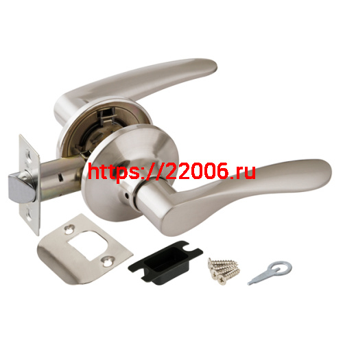 Ручка Punto (Пунто) защелка DK620 SN-PS (6020 SN-P) (без фик.) мат. никель