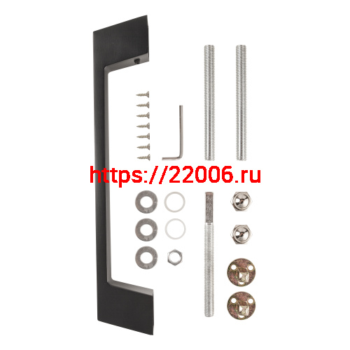 Ручка-скоба Punto (Пунто) PULL.ARC.TITAN BL-24 черный фото 2 Ручка-скоба Punto (Пунто) PULL.ARC.TITAN BL-24 черный фото 2