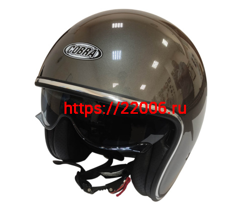 Шлем открытый COBRA EC H589, серый титан, размер L Шлем открытый COBRA EC H589, серый титан, размер L