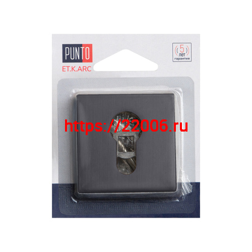 Накладка Punto (Пунто) под цилиндр ET.K.ARC.Q52 (ET ARC) GR-23 графит фото 2 Накладка Punto (Пунто) под цилиндр ET.K.ARC.Q52 (ET ARC) GR-23 графит фото 2