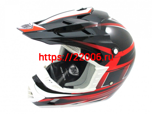 Мотошлем THH TX-12 №17 black/red (L) Мотошлем THH TX-12 №17 black/red (L)