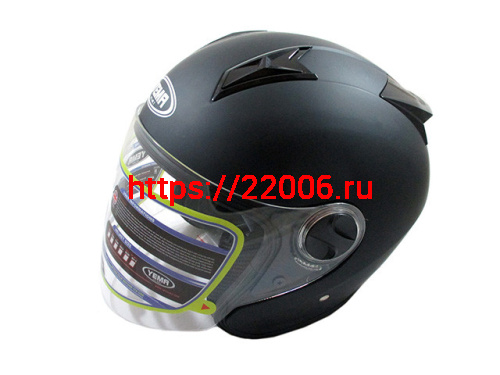 Мотошлем YM-616 черный матовый  (S)