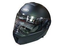 Шлем модуляр YM-929_3 "YAMAPA", (подбородок откидывается) TRANSFORMER, черный матовый, разм. XL NEW