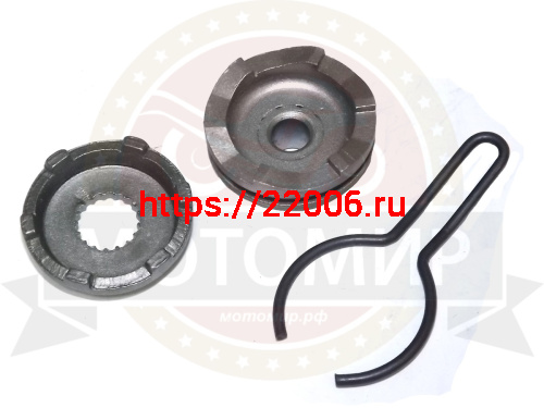 Храповик кикстартера Yamaha Jog 50, 3KJ (храпов. d13мм (шестерня 6 зацеп, 10зуб d20мм D36мм)(LINHIA фото 2