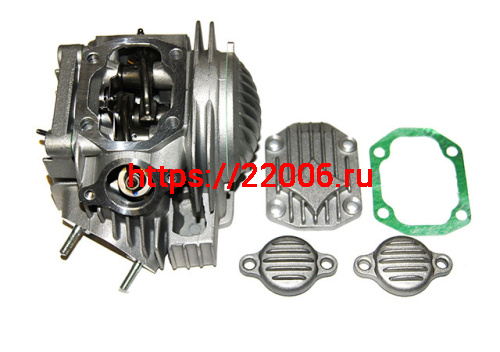 Головка цилиндра в сборе YX140 (клапана, рокера, распредвал. крышки) Головка цилиндра в сборе YX140 (клапана, рокера, распредвал. крышки)