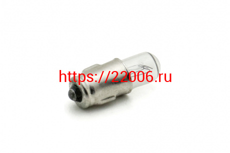 Лампа 12В 1,2Вт (контрольная) с цоколем BA7S (61212ab) Лампа 12В 1,2Вт (контрольная) с цоколем BA7S (61212ab)