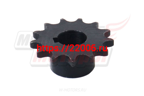 Звезда ведущая 13z мотобуксировщика (d=25мм, шаг 15,875) фото 2