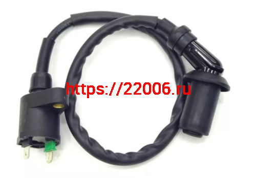 Катушка зажигания 139QMB-157QMJ с колпачком 4T угол 45 градусов TMMP Катушка зажигания 139QMB-157QMJ с колпачком 4T угол 45 градусов TMMP