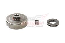 Барабан сцепления-звездочка ECHO CS310/352ES/353ES/SH305S с сепаратором, со съемным венцом (1000013)