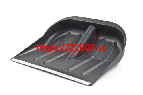 Лопата снегоуборочная 410*360мм "Метель №2" оцинк. планка, без черенка