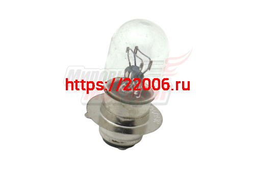 Лампа 12В 35/35Вт фарная 2х контактная (юбка одноштырьковая) Лампа 12В 35/35Вт фарная 2х контактная (юбка одноштырьковая)