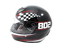 Мотошлем YM-802 черный (S)