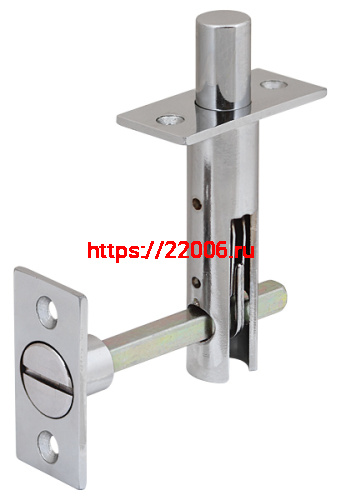 Задвижка Fuaro (Фуаро) торцевая TDB-PRO/860SET CP (TDB 860-24) CP (хром) 60мм 8шт./упак.