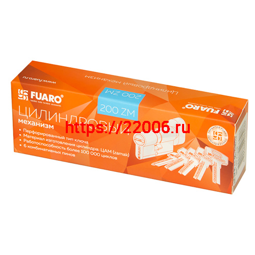 Цилиндровый Fuaro (Фуаро) механизм (200 ZM/100) 2000ZMKnob100(45+10+45) CP хром 5Key с вертушкой фото 2 Цилиндровый Fuaro (Фуаро) механизм (200 ZM/100) 2000ZMKnob100(45+10+45) CP хром 5Key с вертушкой фото 2