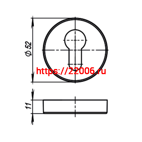 Накладка Armadillo (Армадилло) CYLINDER ET URB/HD OB-13 Античная бронза 2 шт. фото 2