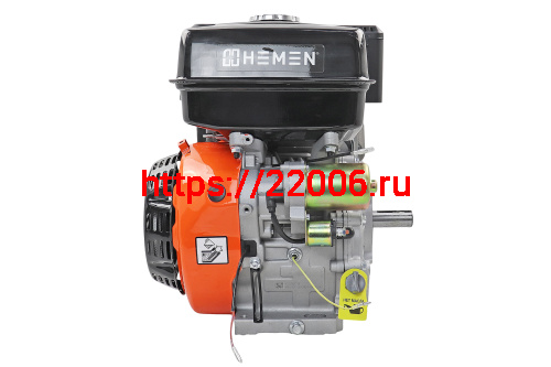 Двигатель HEMEN 18,5 л.с. 192F-2E (458 см3) электростартер, вал 25 мм фото 2