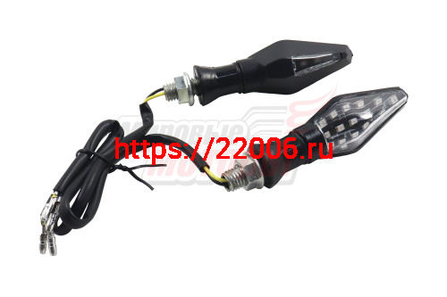 Боковой фонарь светодиодный WKT-TL-15 черные (ПАРА) Боковой фонарь светодиодный WKT-TL-15 черные (ПАРА)