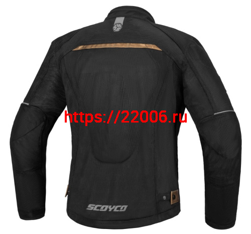 Куртка SCOYCO JK194, черно-золотое, р-р 3XL фото 2 Куртка SCOYCO JK194, черно-золотое, р-р 3XL фото 2