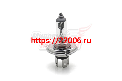 Лампа 12В 60/55Вт (Н4) фарная (галоген) P43t Лампа 12В 60/55Вт (Н4) фарная (галоген) P43t