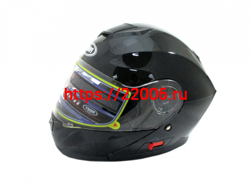 Мотошлем YM-926 черный (M) Мотошлем YM-926 черный (M)