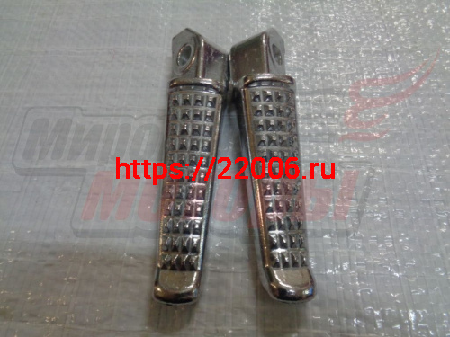 Подножка задняя стальная (пеги) CB400 (пара) Подножка задняя стальная (пеги) CB400 (пара)