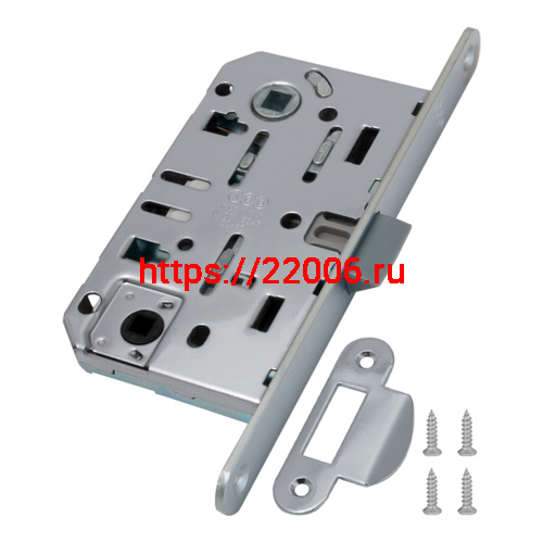 B01102.50.34.567 AGB (АГБ) Защелка врезная WC (матовый хром) MEDIANA EV. (инд.упак+B01000.13) фото 3 B01102.50.34.567 AGB (АГБ) Защелка врезная WC (матовый хром) MEDIANA EV. (инд.упак+B01000.13) фото 3