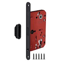 Корпус Fuaro (Фуаро) врезного замка MAGNM85C-50/BL INOX BL-24 черный (блистер)