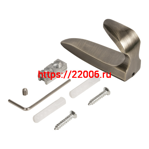 Крючок Ajax (Аякс) настенный MB-LM/K-002 AB бронза фото 4