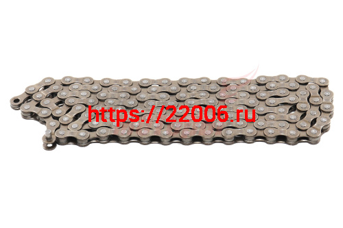Цепь вело 116 зв. 1/2"x3/32" (7-8 скоростей) Цепь вело 116 зв. 1/2"x3/32" (7-8 скоростей)