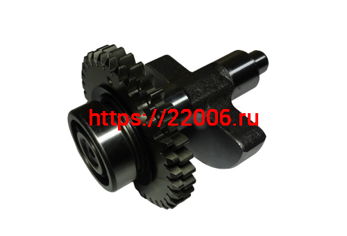 Блансирный вал нижний с подшипниками в сборе CGB200 (Е9-12,13,14) фото 2