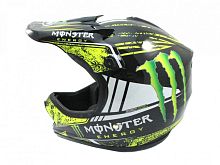Мотошлем YM-210 KIDS Monster черный (M)